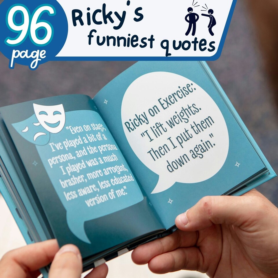 image 1 of The Brutally Honest Ricky Gervais Funny Unofficial Gift Book