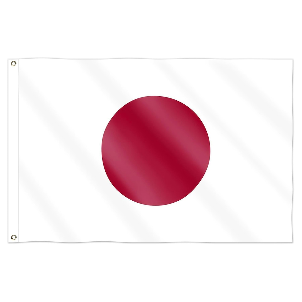 image 1 of Japan Flag 5x3ft With Eyelets Multi
