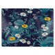image 1 of Blue & Yellow Flowers Glass Chopping Board | Multi