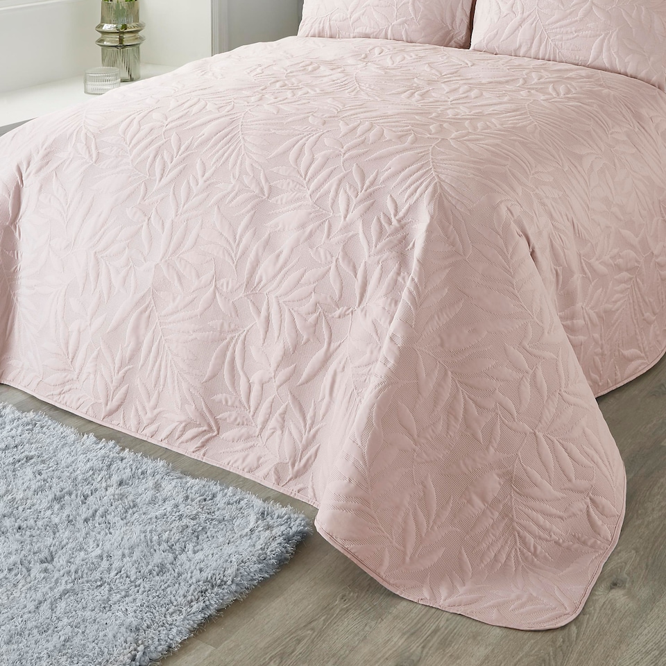 image 1 of Serene Luana Bedspread Blush
