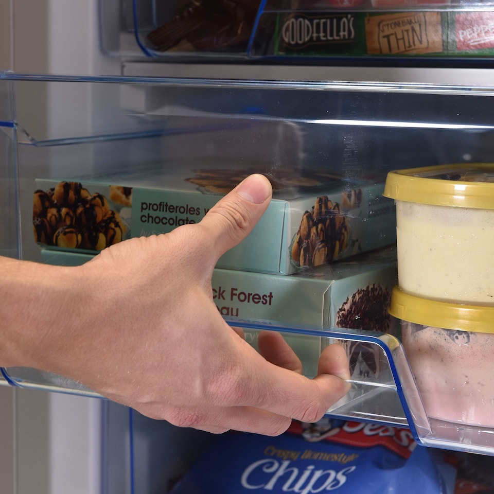 image 1 of Igenix Freestanding Under Counter Larder Fridge & Freezer Set, Reversible Doors, 55cm Wide, White