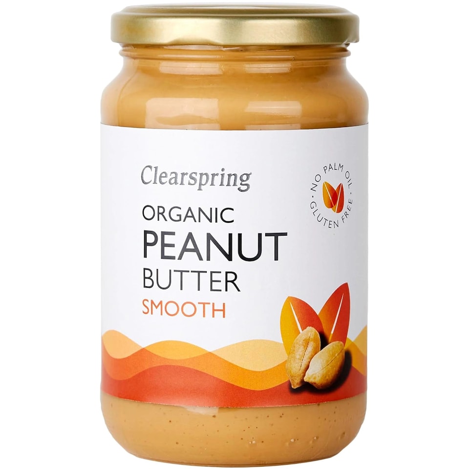 Organic Peanut Butter Smooth 350g (Clearspring)