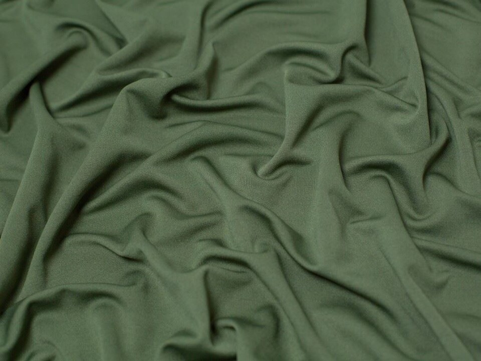 Minerva Core Range Green Poly Viscose Stretch Woven Suiting Fabric for Dressmaking, 143cm / 56" Wide - per metre
