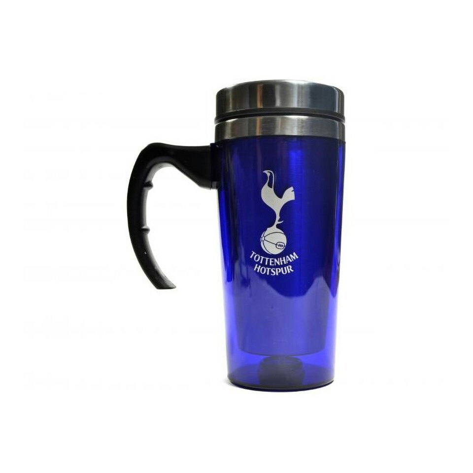 image 1 of Tottenham Hotspur FC Official Football Travel Mug - Blue/Silver - One Size