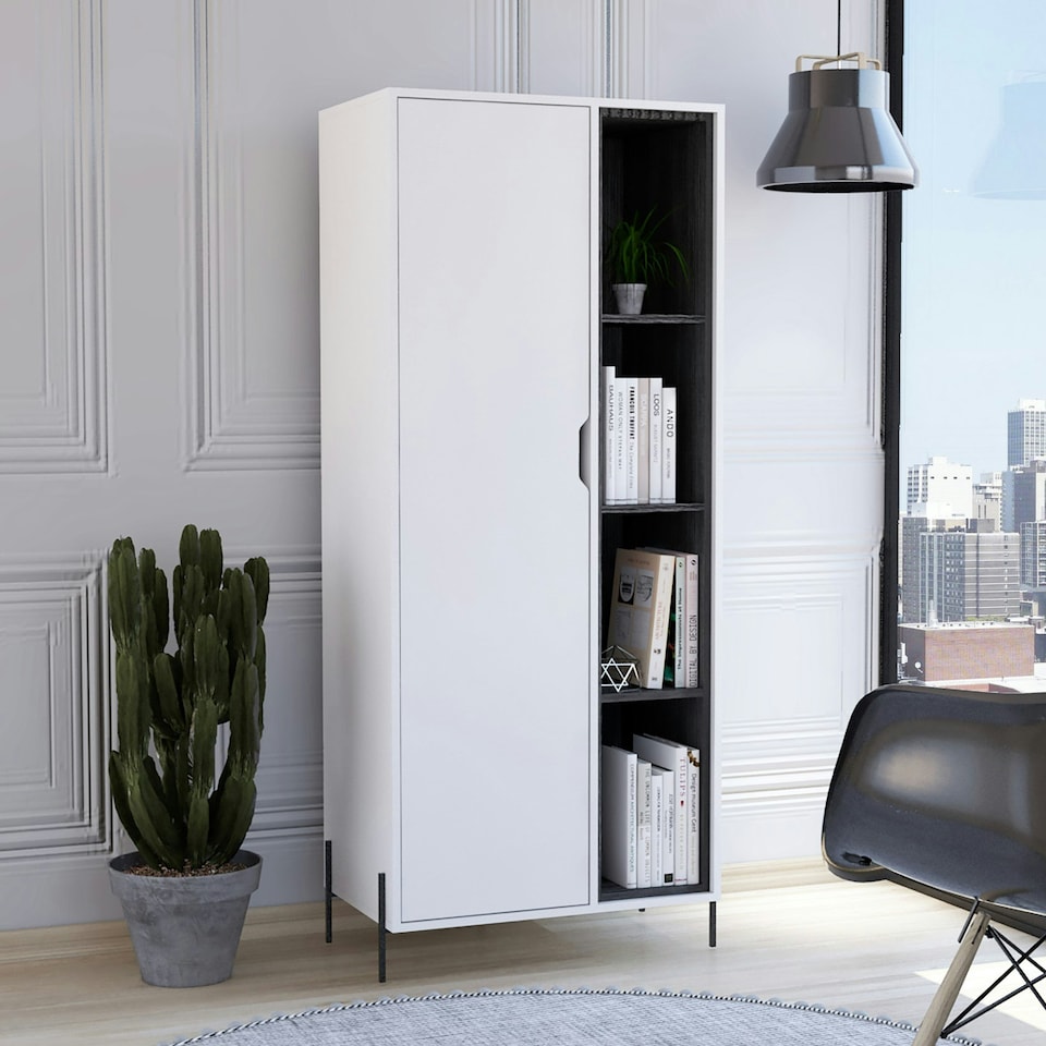 image 1 of Dallas, Bookcase Display Unit White