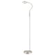 image 2 of Modern Nickel Task Floor Lamp with LED Halo Ring and CCT Memory Dimmer
