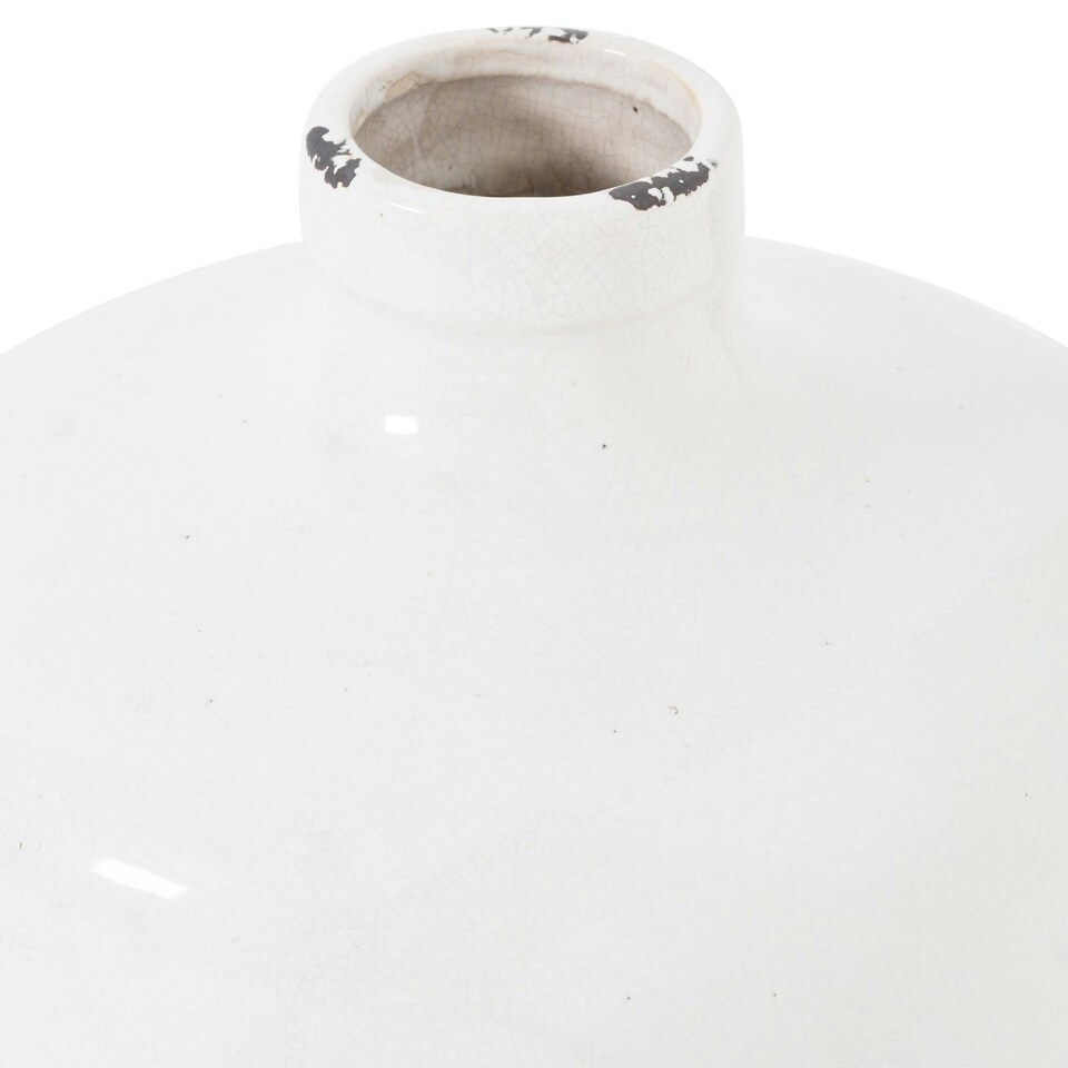 image 1 of Hill Interiors Garda Eve Vase - White - 29cm x 29cm x 29cm