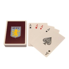 Aston Villa FC Playing Card Deck - Claret Red/White - One Size