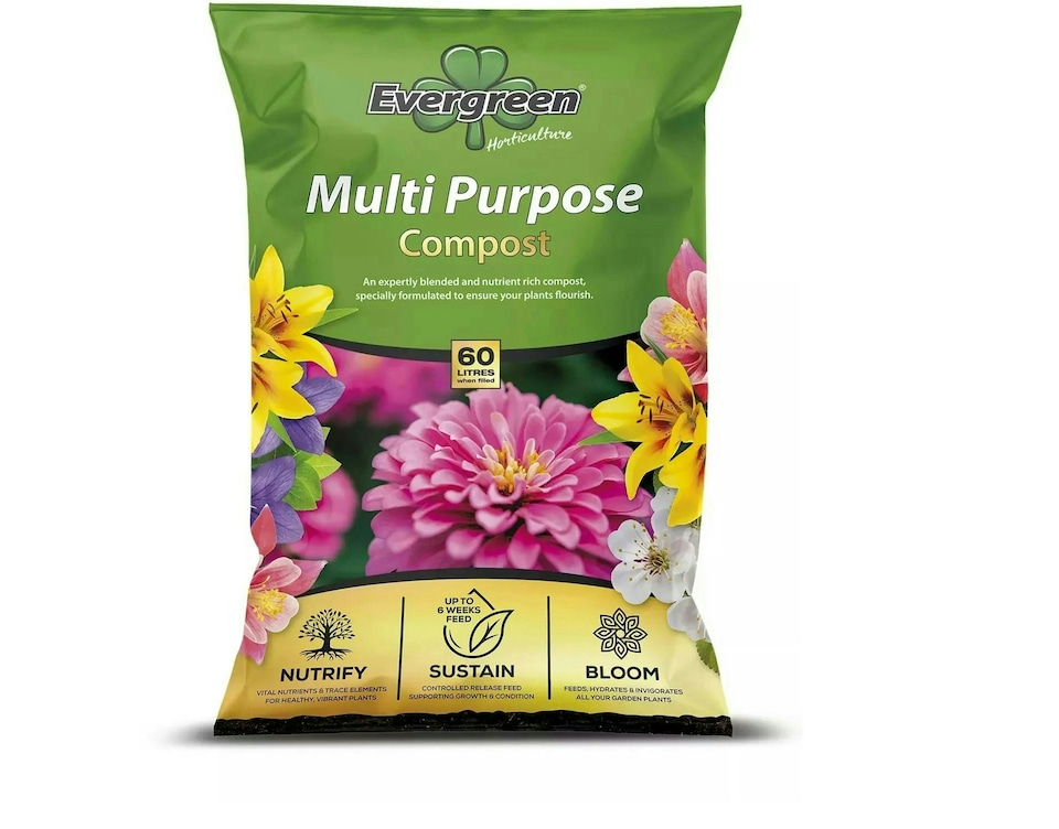 Evergreen Horticultural Multipurpose Compost - 60L