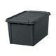 image 1 of SmartStore Plastic All Purpose Storage Black Box, Recycled 45 - 47L