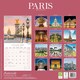 image 2 of Paris 2026 Calendar | Square Wall Calendar | Travel Gift | Plastic Free Packaging | by Avonside Publishing