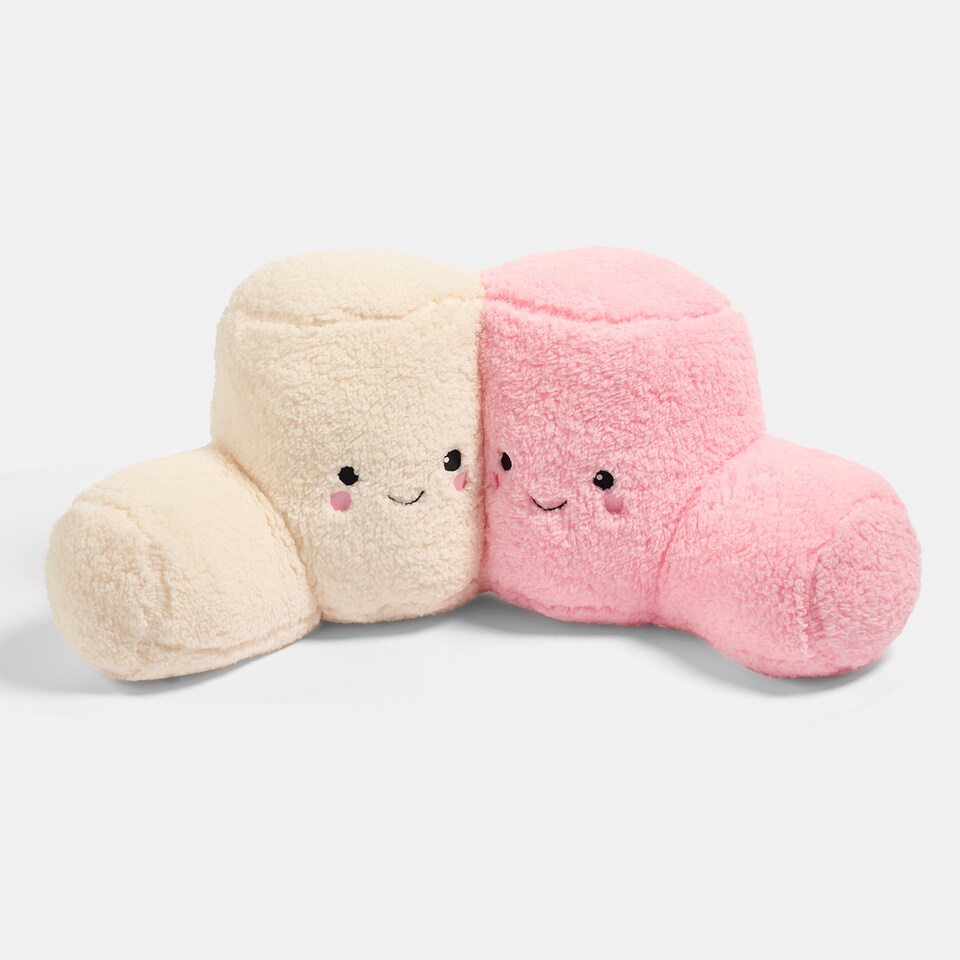 image 1 of OHS Cotton & Candy Marshmallow Cuddle Cushion Kids Novelty Reading Pillow