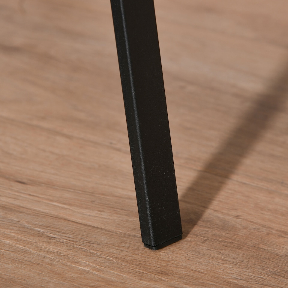 image 1 of HOMCOM Freestanding Metal Coat Rack Stand 9 Hooks Clothes Tree with 1 Shelf Hat Display Hall Tree Hanger Bag Umbrella Hanging Organiser Brown