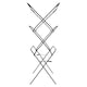 image 7 of Harbour Housewares Foldable Clothes Airer - 3 Tier - Black