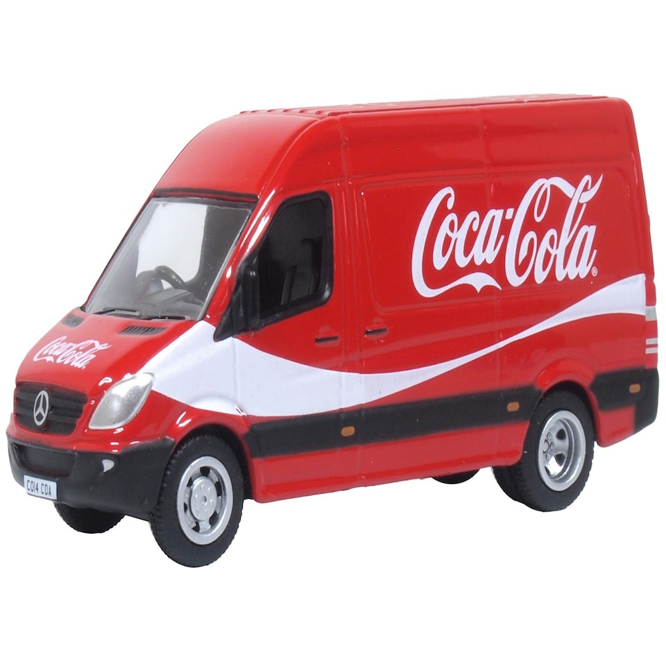 Oxford Diecast Mercedes Sprinter Coca Cola