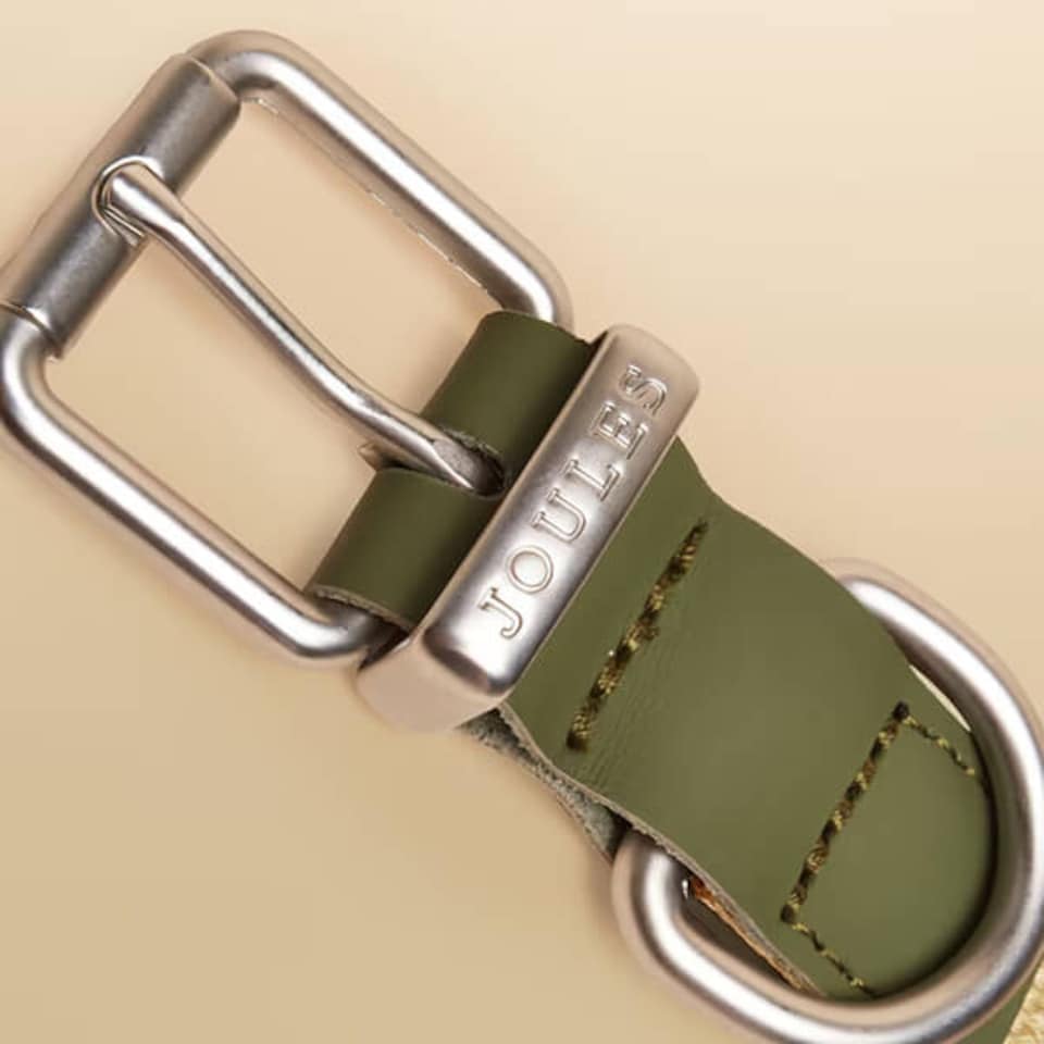 image 1 of Joules Medium Khaki Dog Collar