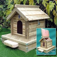 Somerton Floating Duck One Nest - Pressure Treated Red Pine - L65 x W75 cm Brown | One Size