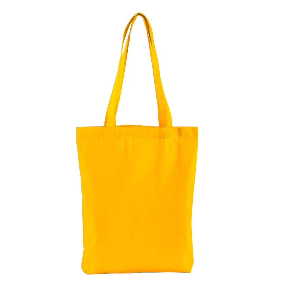 image 1 of Westford Mill EarthAware Twill Tote Bag | Yellow | Sunflower | One Size | 1