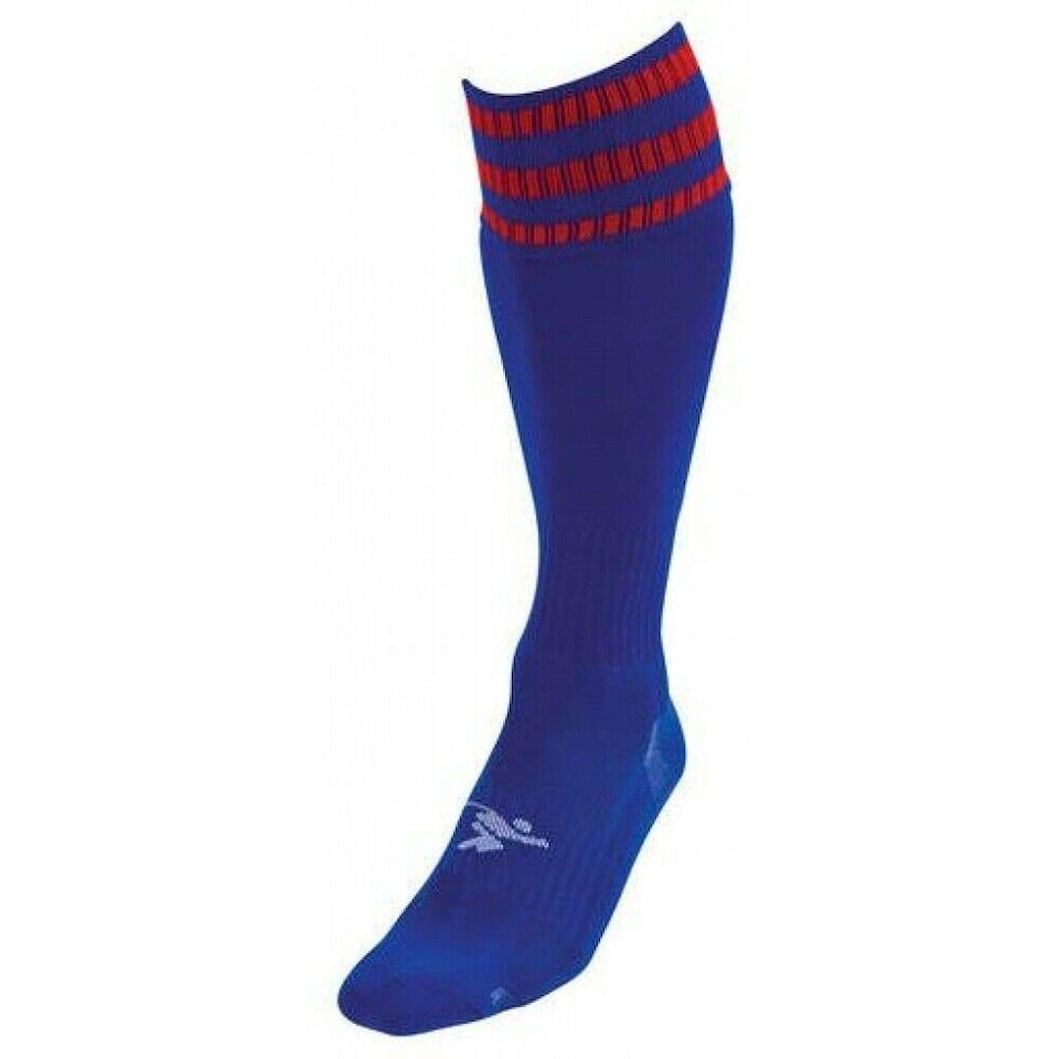 image 1 of Pt 3 Stripe Pro Football Socks Mens Maroon/Sky