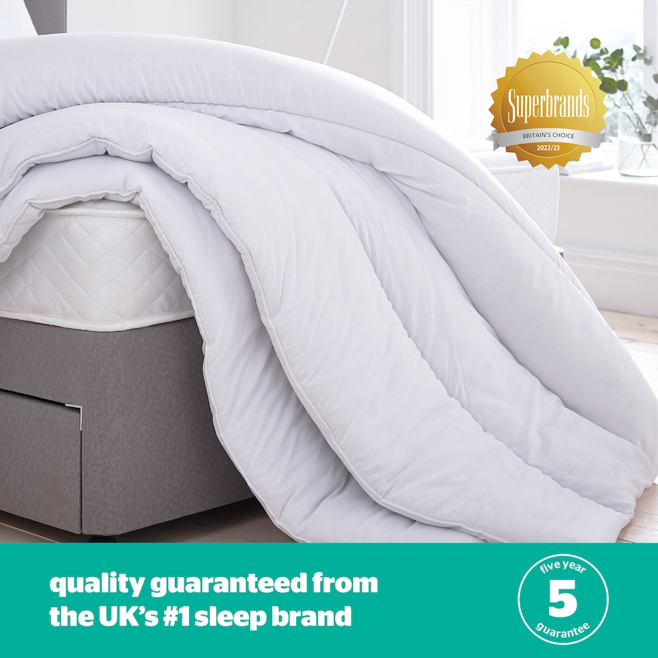 image 1 of Silentnight Just Like Down 13.5 Tog Duvet | White | King