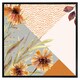 image 1 of Autumn geometric shapes and flowers (Picture Frame) Black | XS