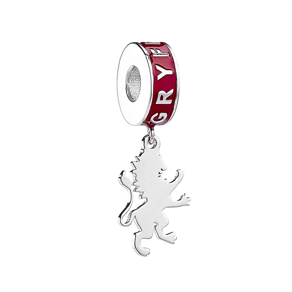 image 1 of Harry Potter Sterling Silver Gryffindor House Slider Charm WB000215-SC