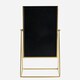 image 5 of Harbour Housewares 2pc Dressing Table Mirror Set - 2 Sizes - Gold - Makeup Mirror Bathroom Mirror Vanity Mirror Tabletop Mirror