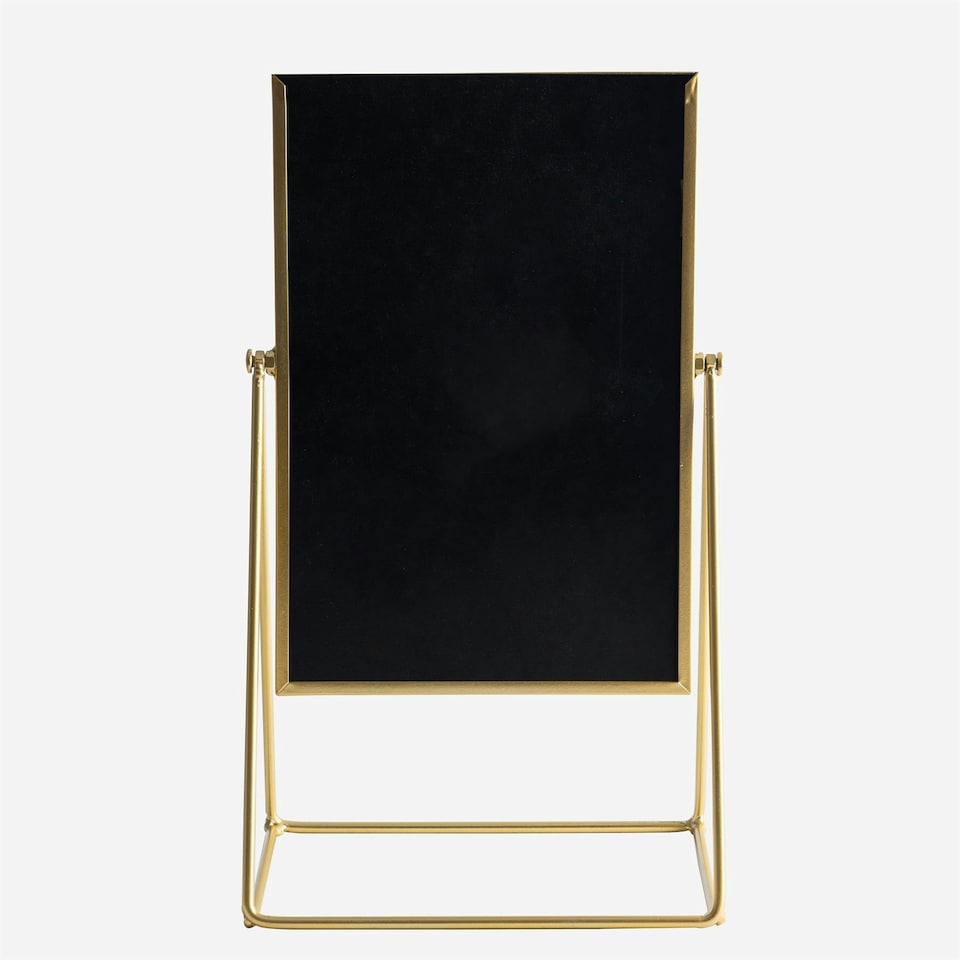 image 1 of Harbour Housewares 2pc Dressing Table Mirror Set - 2 Sizes - Gold - Makeup Mirror Bathroom Mirror Vanity Mirror Tabletop Mirror