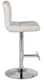 image 2 of Allegro Kitchen Bar Stool, Adjustable Height and Swivel Breakfast & Home Barstool, White