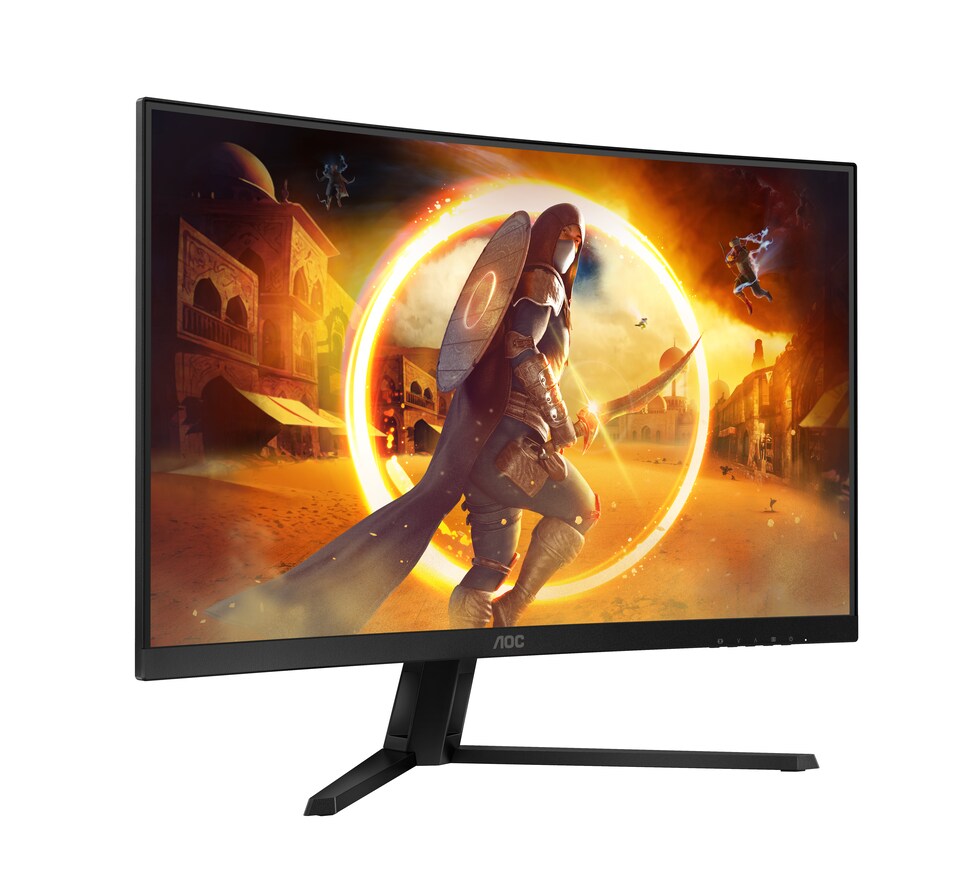 image 1 of AOC G4 CQ32G4VE 32" Quad HD 180Hz 0.5ms Gaming Monitor | Black | Black, Grey | 69.7 cm