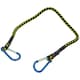 image 5 of 24" Bungee Strap with Aluminium Carabiners Hook Tie Down Fastener Holder 6pc