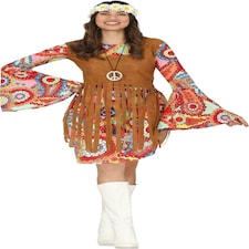 Fancy Dress Adult Hippie Women - S