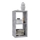 image 5 of Mauro 1 Shelf Storage Unit in Concrete Grey