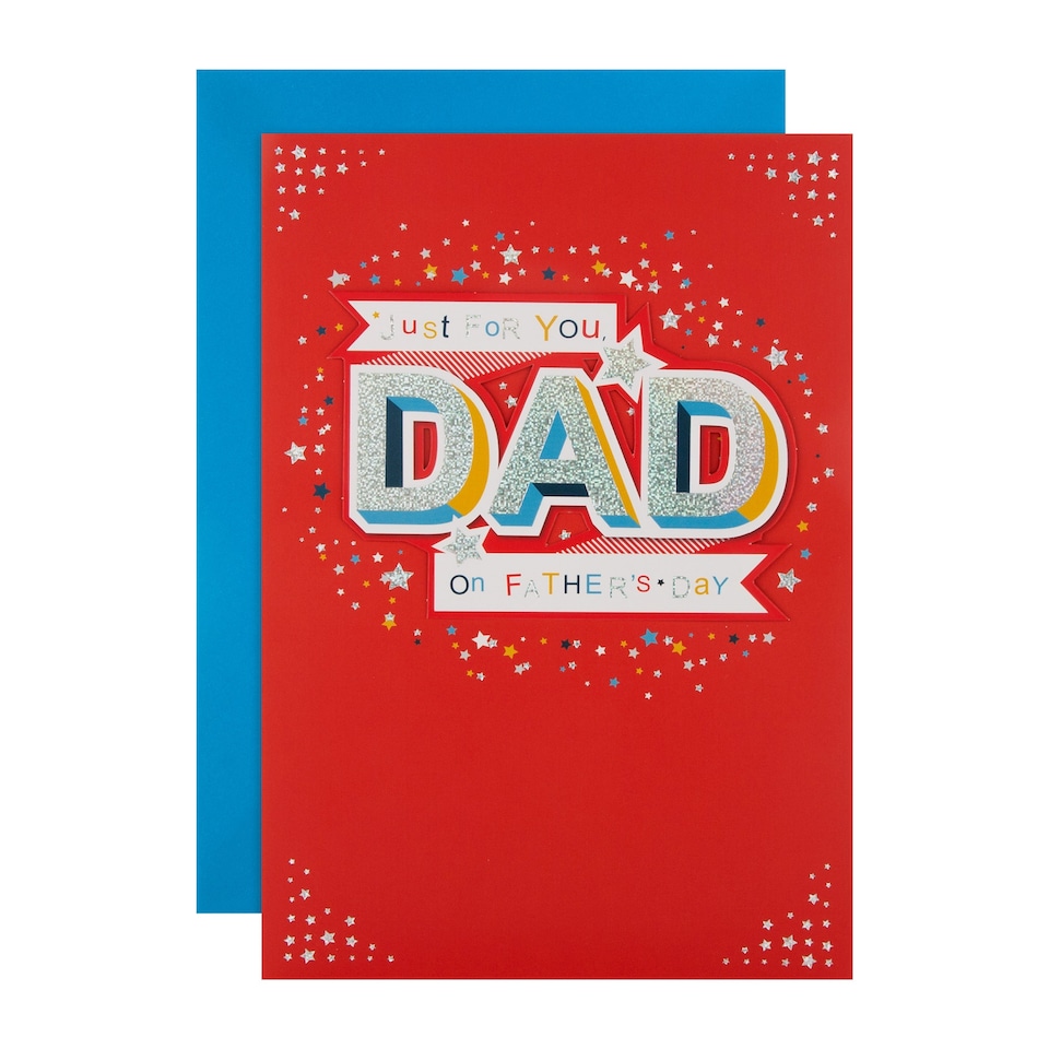 image 1 of Hallmark Father's Day Card For Dad - 'You're The Best' Design