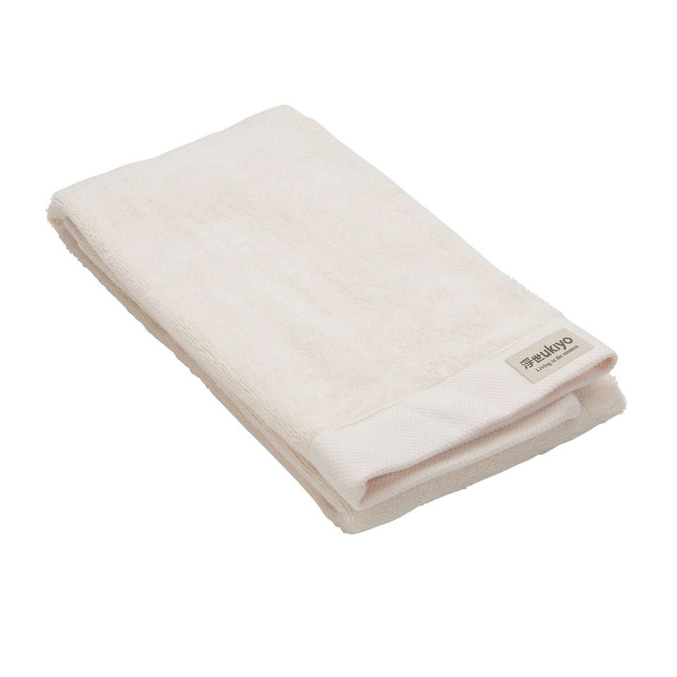 image 1 of Ukiyo Sakura Aware Bath Towel - White - 100cm x 50cm | White