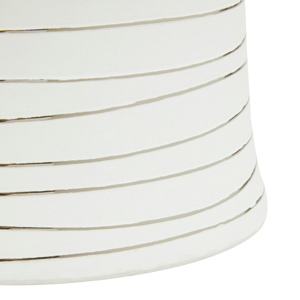 image 1 of Haldis Small White Silver Ceramic Planter White