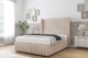 image 2 of Sloomy Marlborough Sand Naples Divan Bed With Mattress 2 Drawers Footend With 54" Wingback Headboard & 12" Matching Footboard 4'6 Double | Cream | Sand | Double | 1
