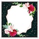 image 1 of Bright flowers, dark background (Picture Frame) White | S
