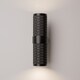 image 3 of Focus Design Up & Down Wall Lamp Black 2xGU10