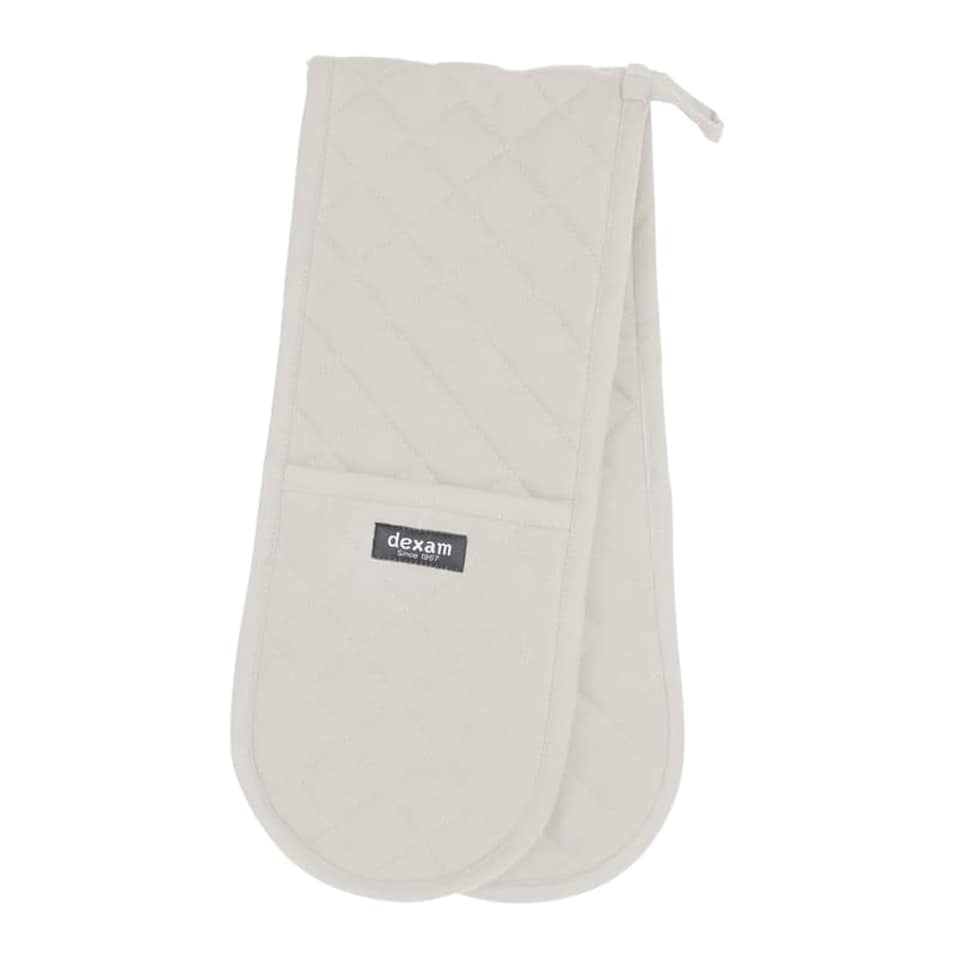 Love Colour Double Oven Gloves - Stone