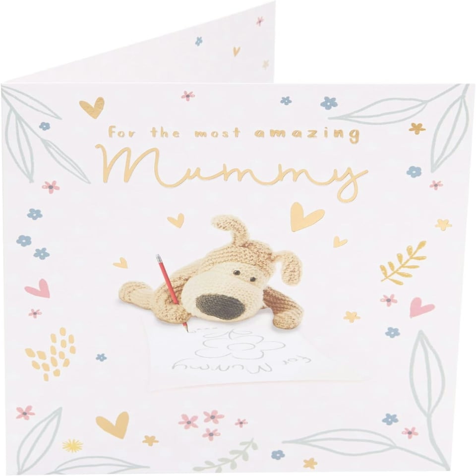 image 1 of The Most Amazing Mummy Gold Foiled Boofle Mother’s Day Card