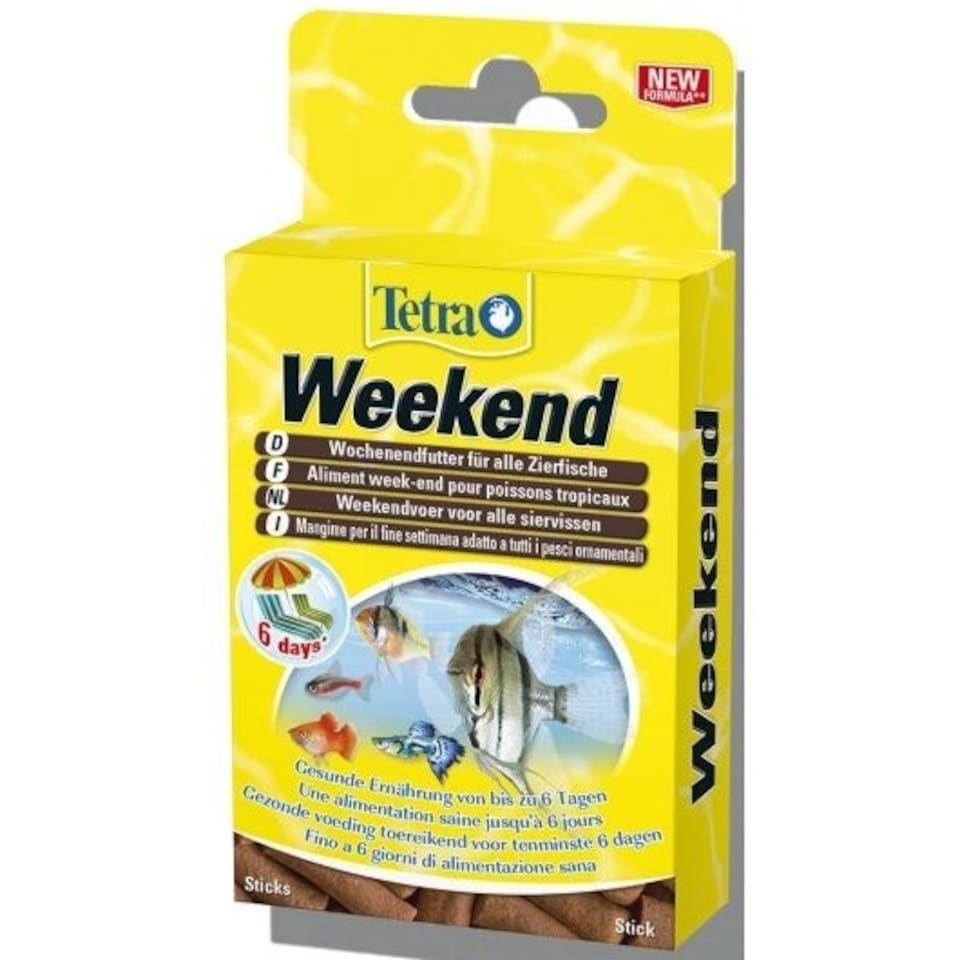 Tetra Weekend Food 10x9g Sticks (Pack of 6)