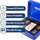 image 7 of Marco Paul 4.5'' Cash Box - Blue