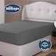 image 5 of Silentnight Pure Cotton Fitted Sheet, Extra Deep, 40 cm, Charcoal Grey, Single