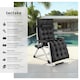 image 2 of Sun Lounger Cloud - folding, adjustable backrest and footrest | Black | black | One Size | 1