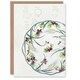 image 1 of Noritake Factory Japanese Art Card Vintage Floral Plate Design
