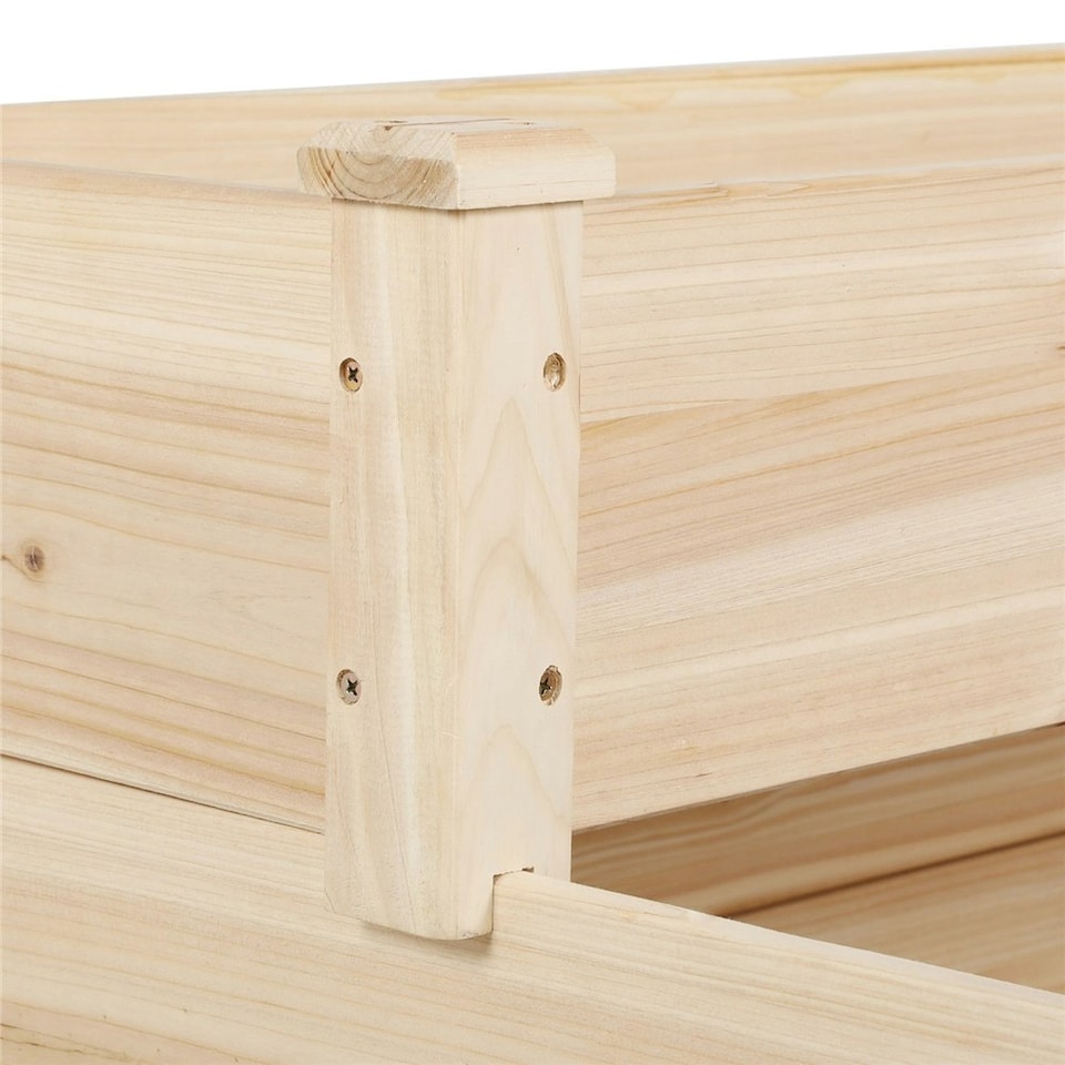 image 1 of Yaheetech 3 Tier Raised Garden Bed Fir Wood Planter
