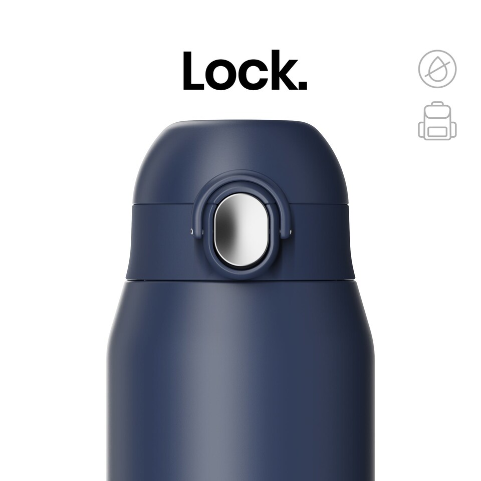 image 1 of ION8 REVIVE Insulated Steel Water Bottle, Dual Tone, 910ml / 30oz