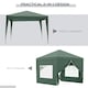 image 3 of Outsunny 3mx3m Pop Up Gazebo Party Tent Canopy Marquee with Storage Bag Blue