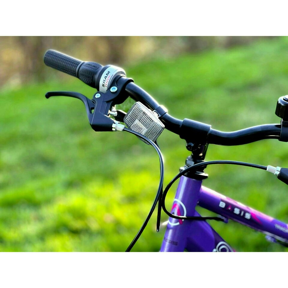 image 1 of Basis Princess 20" Girls Full Suspension Mountain Bike - Pearl Purple/Pink